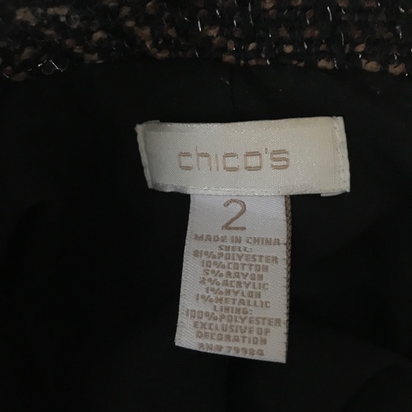 Chico’s Dressy Tweed Blazer - Picture 7 of 9
